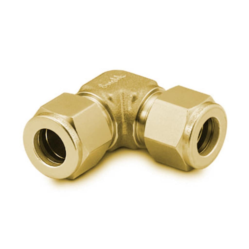 Swagelok Brass Swagelok Tube Fitting, Union Elbow, 1 1/8 in. Tube OD