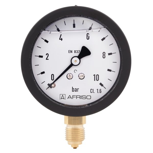 AFRISO Glycerine filled Bourdon tube pressure gauges RF50Gly | 85073601
