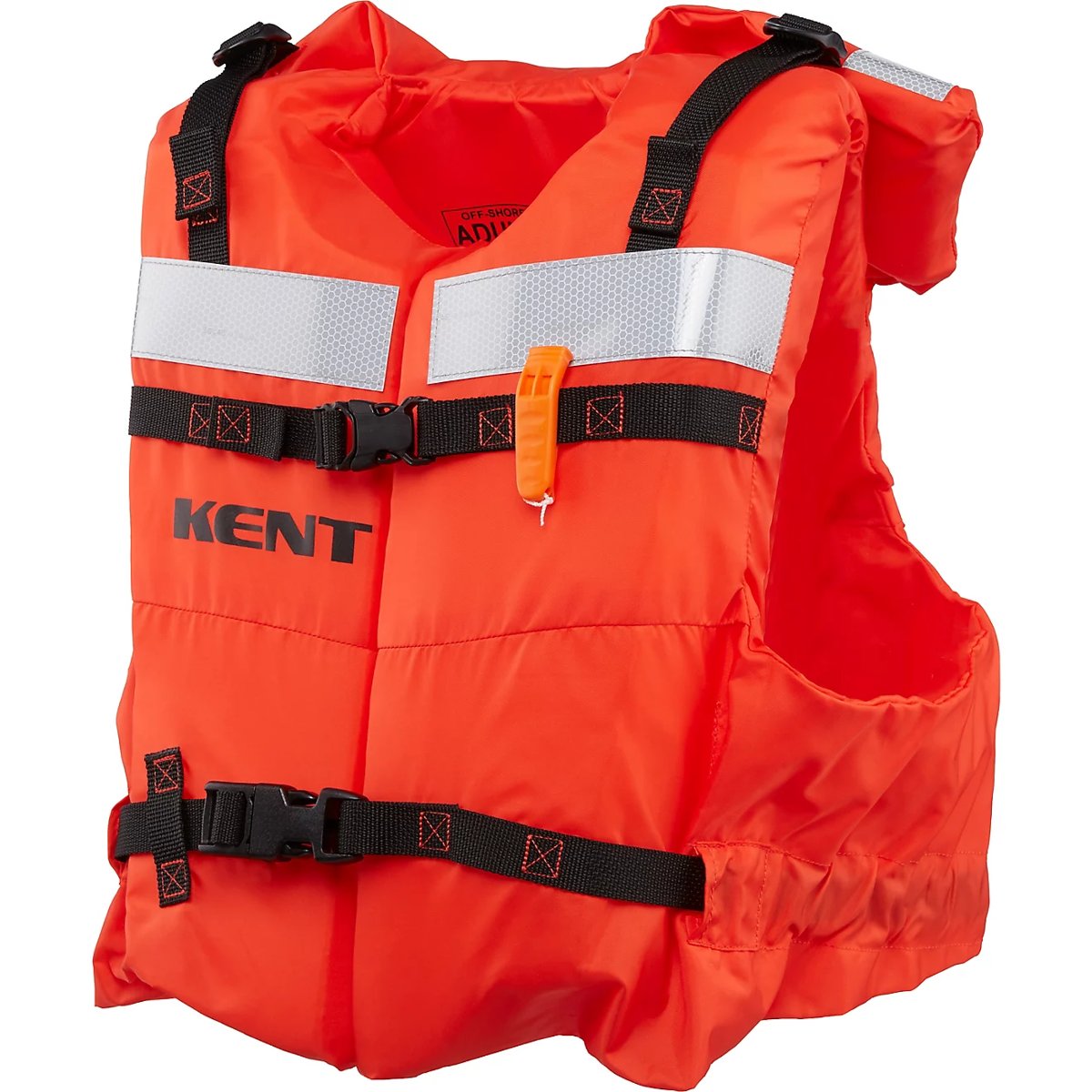 Kent Water Sports Holdings Model 3212, Adult sizes: X-Small, Small, Medium, Large, X-Large, XX-Large, and XXX-Large, wearable PFD.