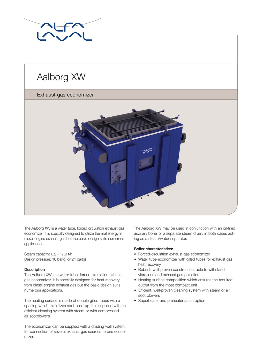 Alfa Laval Aalborg-XW-A15