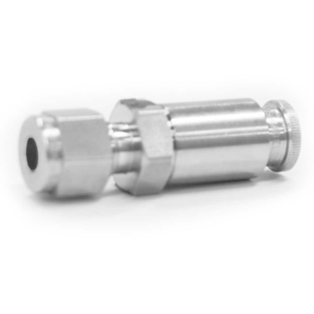 Swagelok Stainless Steel PTFE Sealed Quick Connect Stem without Valve, 1/4 in. Swagelok Tube Fitting (QTM2 Series)