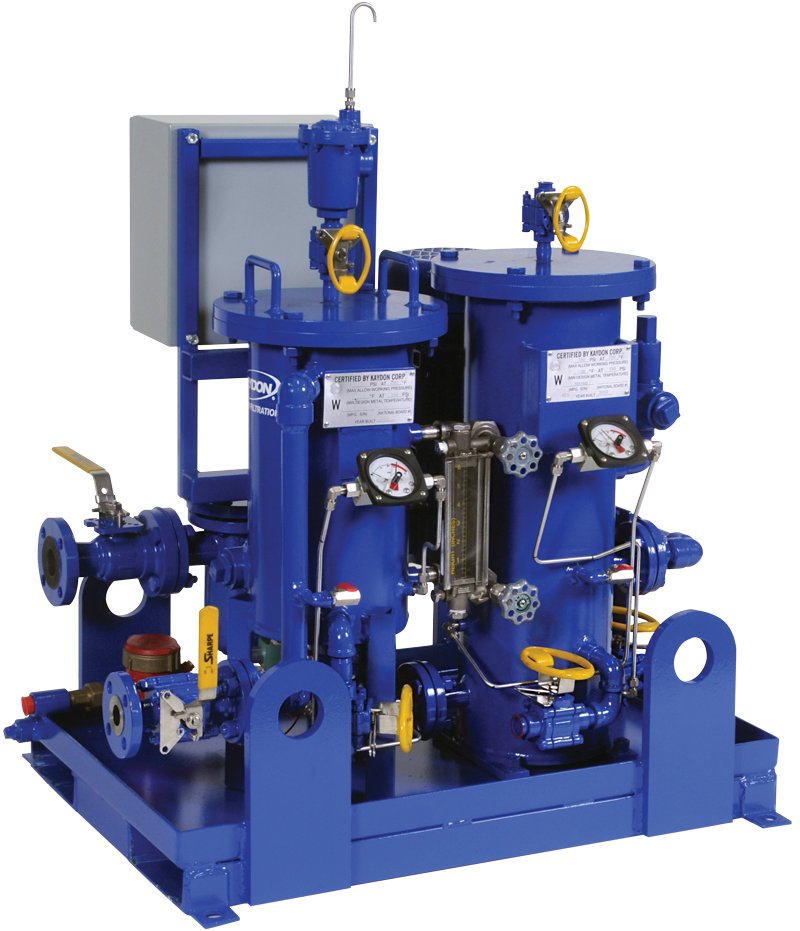 Kaydon Filtration KFF-20-D and KFF-30-D Diesel Fuel Filtration Systems (skid-mounted)