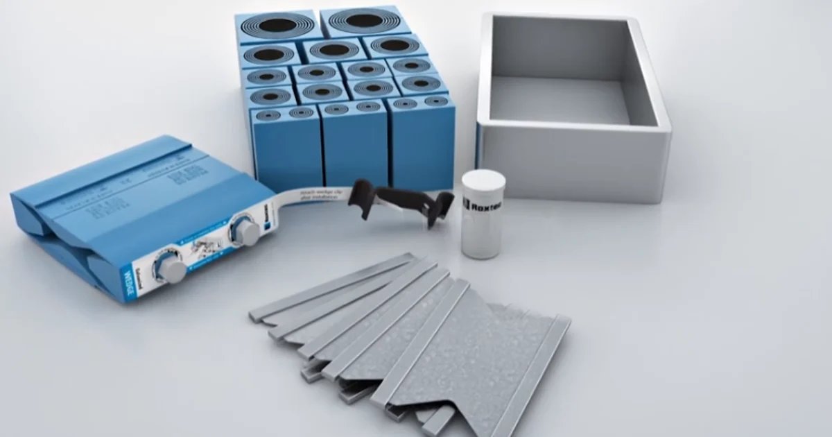 Roxtec International sealing system with multidiameter technology: S-series (steel)