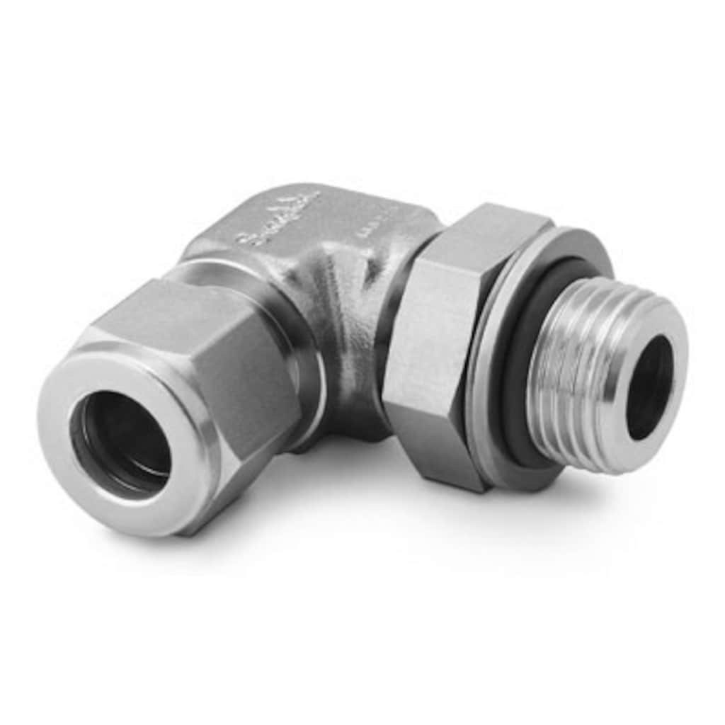 Swagelok Codo macho Swagelok de Acero inox., 1 pulg. OD x 3/4 pulg. macho ISO paralela