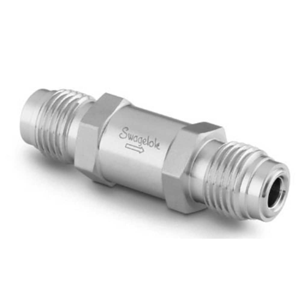 Swagelok Clapet anti-retour en acier inoxydable, pression fixe, raccord VCR Swagelok 1/2 po, 0,03 bar (1/3 psig)