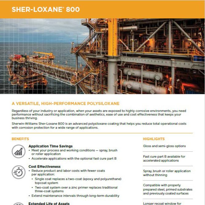 Sherwin-Williams Protective & Marine Sher-Loxane 800