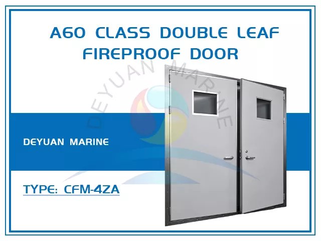 Jiangsu Haojun Huake Housing Industrial Marine SMA60CXT Type A-60 Double Fireproof Door
