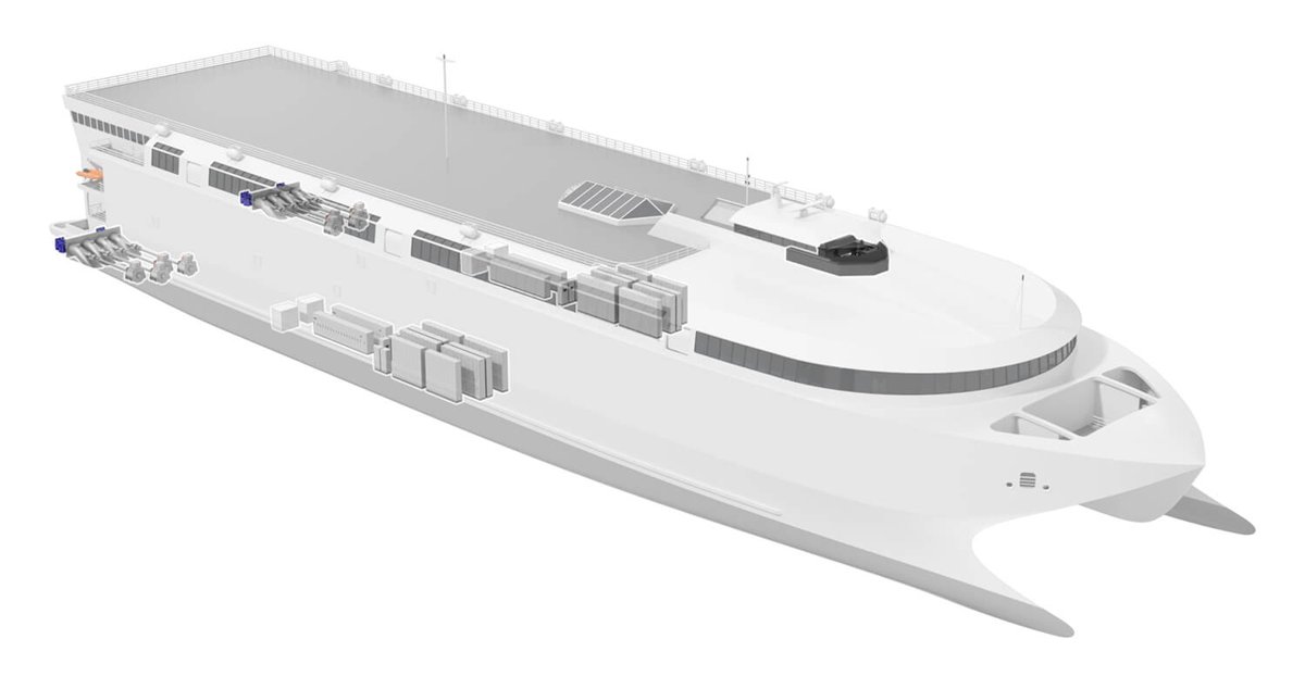 TTS Group ASA All-Electric Stern Ramp (project reference: m/s Sigrid, SKB nuclear waste RoRo vessel)