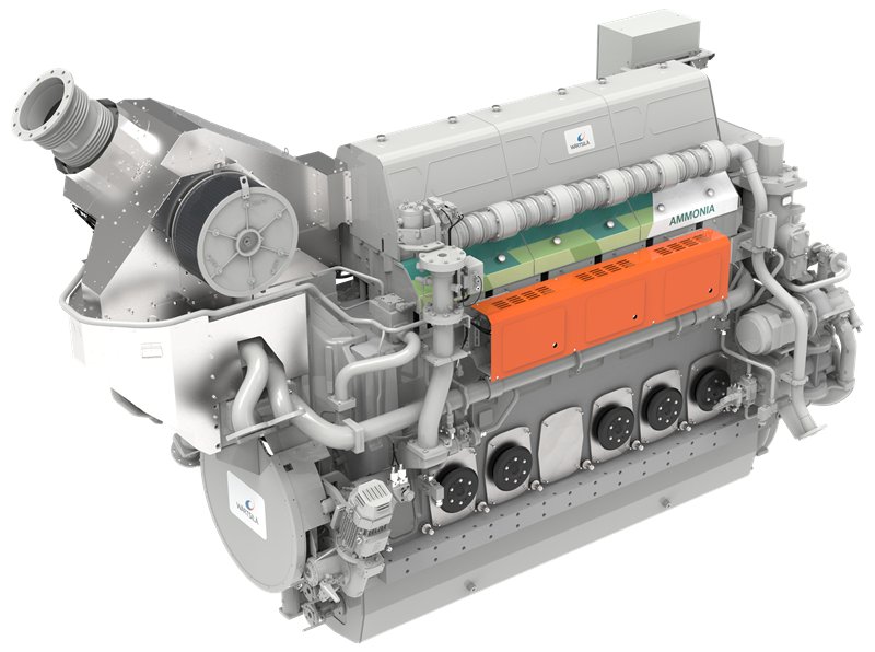 Wärtsilä Ammonia Fuel System for 4-Stroke