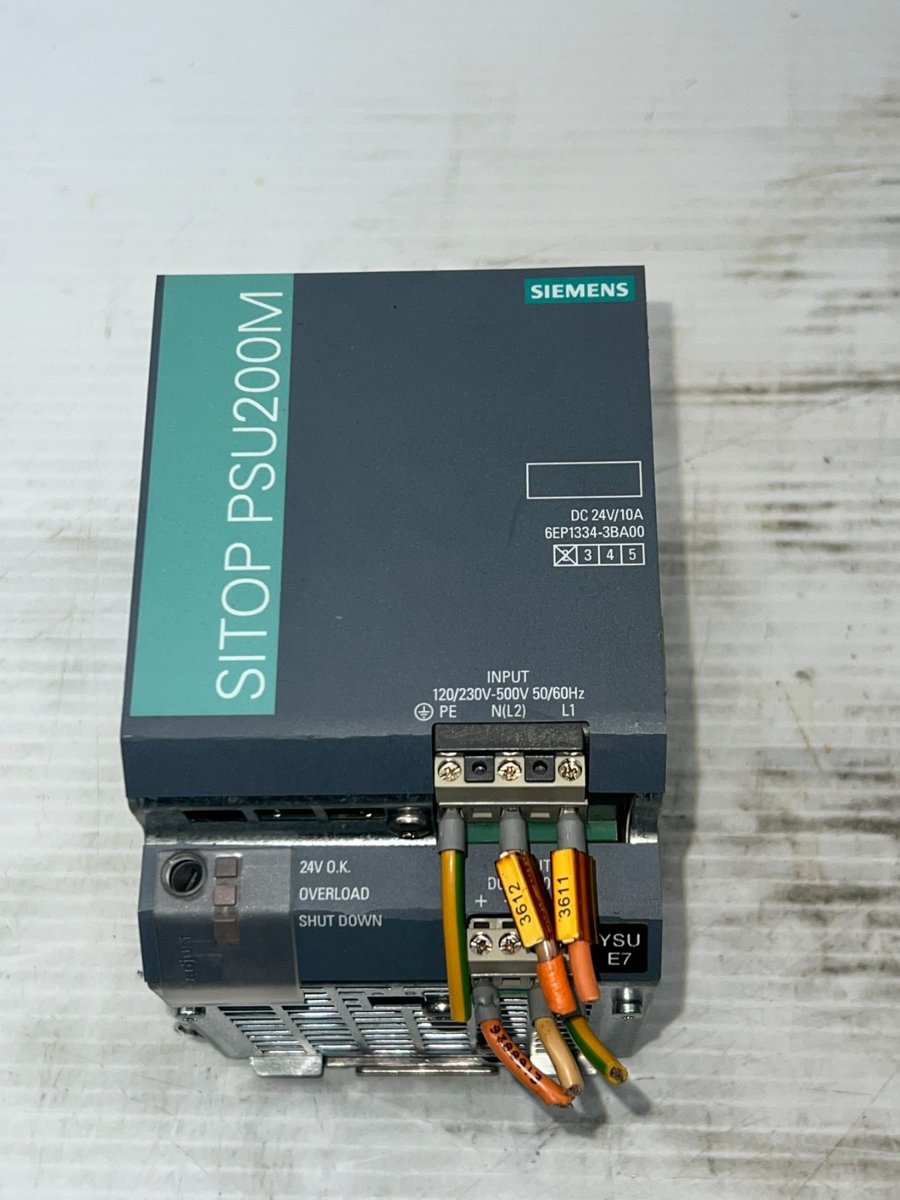 Siemens AG Österreich Product Line "SITOP modular" - Power Supply Module Types as listed below