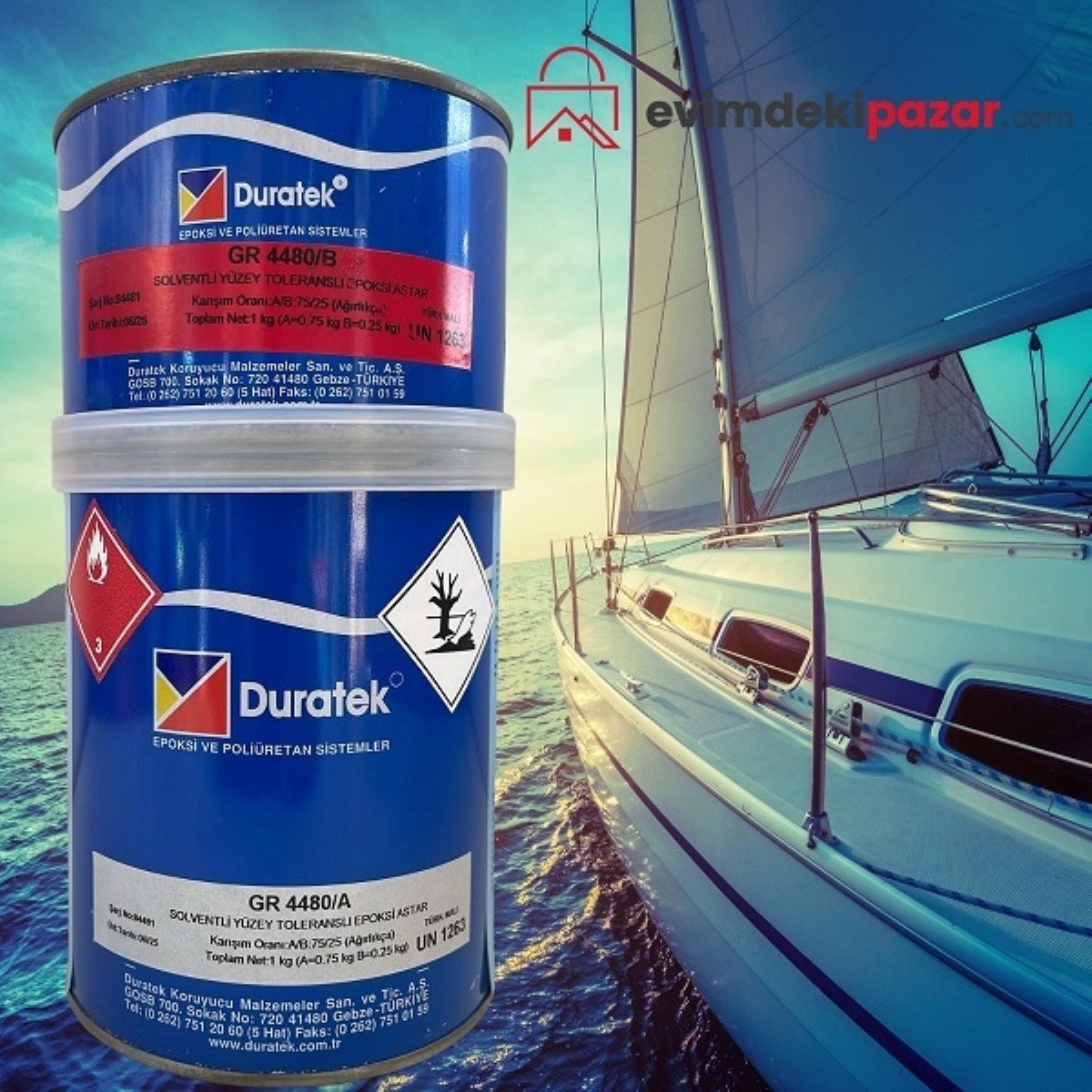 Duratek Koruyucu Malzemeler San. Tic. 1000 Epoxy based fibre lamination resin