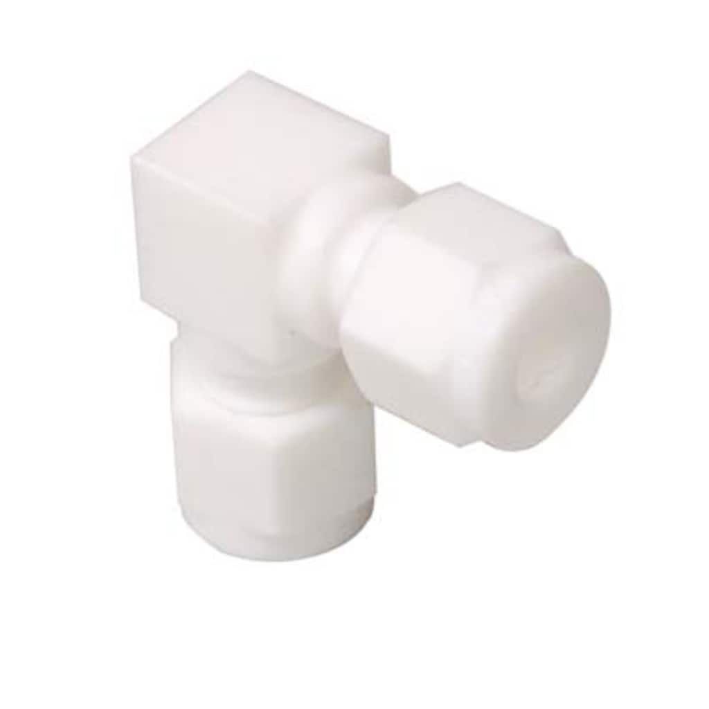 Swagelok PTFE Swagelok Tube Fitting, Union Elbow, 1/4 in. Tube OD
