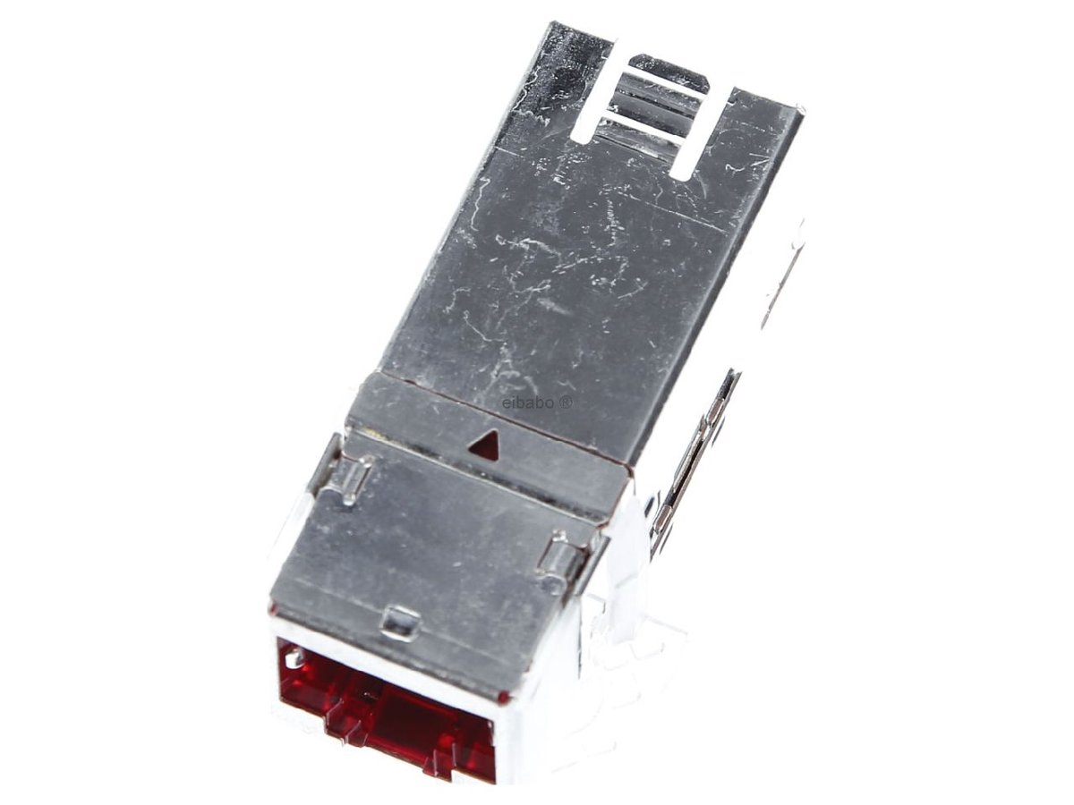 Reichle & De-Massari Connection Module Cat.6A EL and Patch Cord Cat. 6A, S/FTP, DIN Rail Adapter DRM45 1 TE and DRM45 1,5 TE