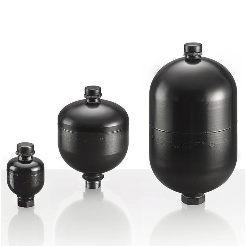 Hydro Leduc S.A.S. Hydropneumatic diaphragm type accumulator, with two spherical screwed parts