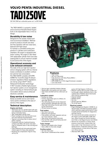 Volvo Penta TAD1250VE