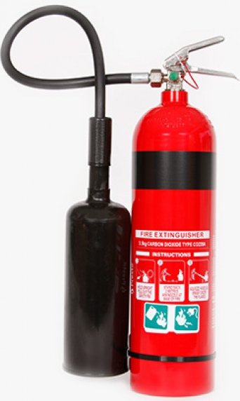 Presto fire extinguishers: CO2, 5 kg