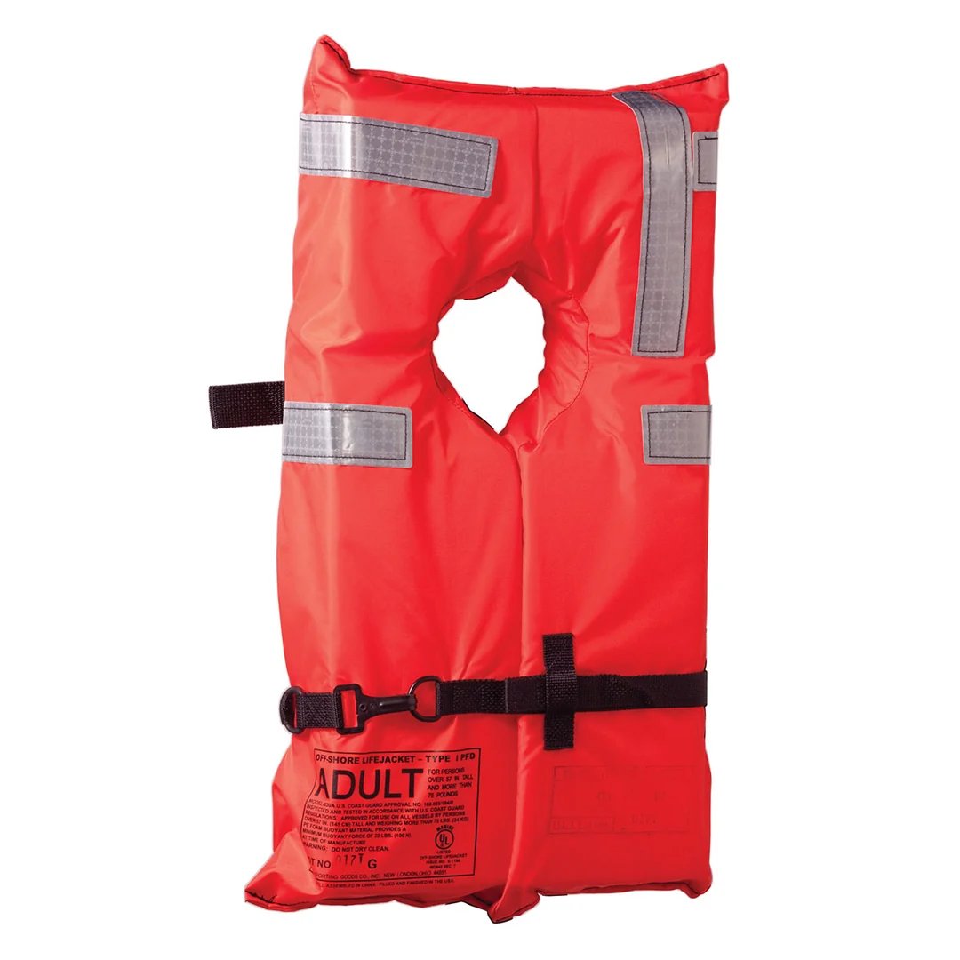 Kent Water Sports Holdings Model 8200, 38 x 38 x 6 cm (15 x 15 x 2-1/2 inches), "BUOYANT CUSHION", Type IV PFD.