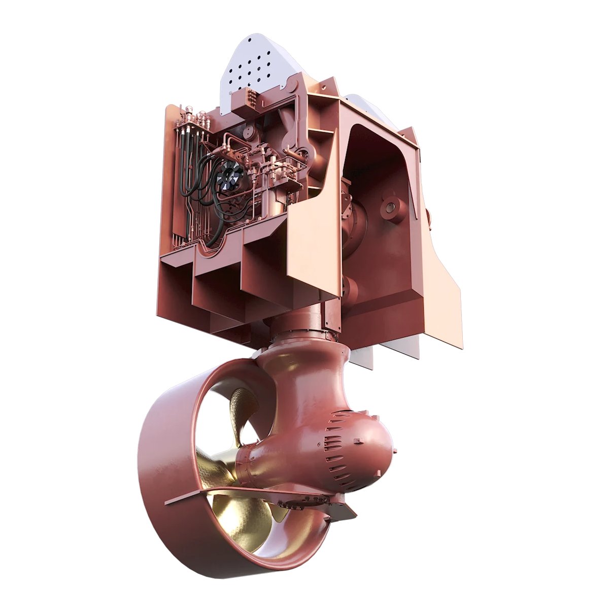 Kongsberg Maritime Swing-up azimuthing thruster
