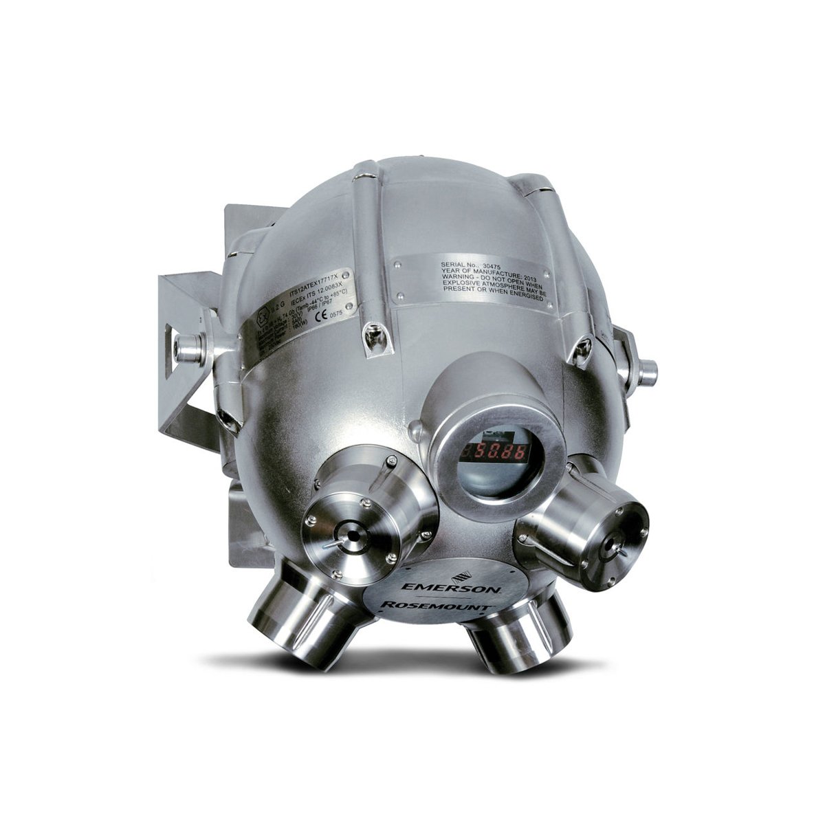 Rosemount GDU Incus Ultrasonic Pressurised Gas Leak Detector with mounting bracket GDU-02-412