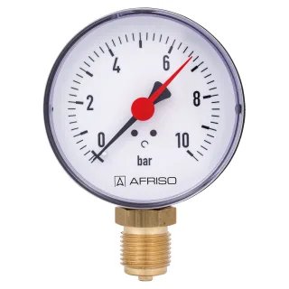AFRISO Bourdon tube pressure gauge RF80 rad | 63559