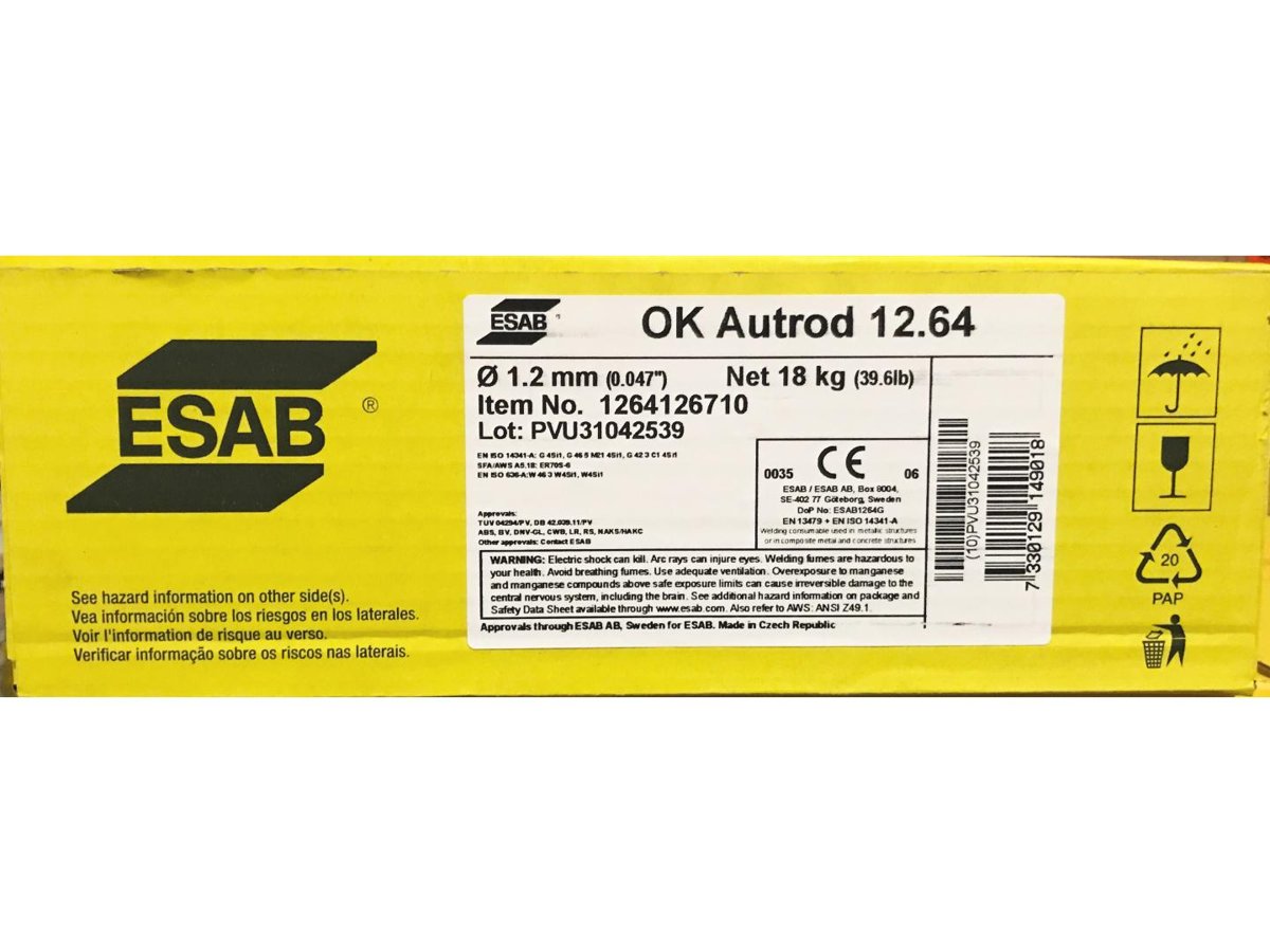 ESAB CZ, s.r.o., člen koncernu OK Autrod 12.24 / OK Flux 10.71