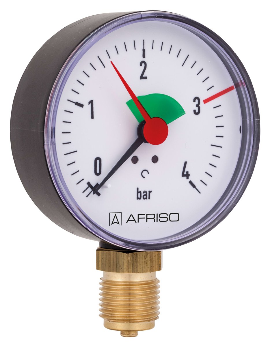 AFRISO Bourdon tube pressure gauge HZ 80 rad | 63918