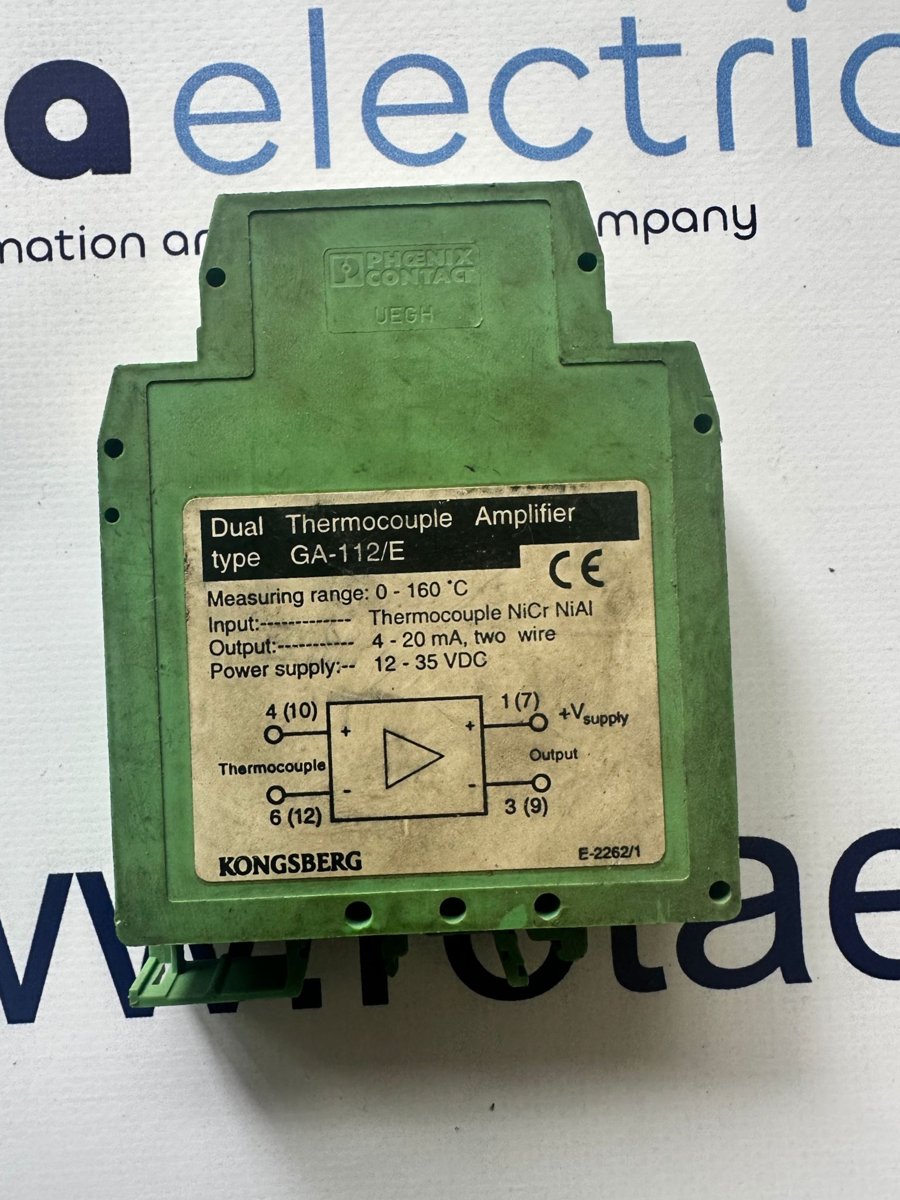 Kongsberg Maritime Thermocouple Amplifiers
