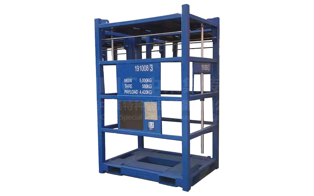 Dalian CIMC Special Logistics Equipment Cylinder Rack Lifting Frame