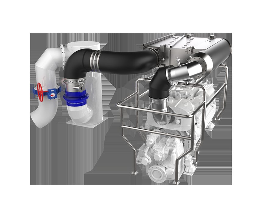 Marine Exhaust Systems MES-R-150-40dB