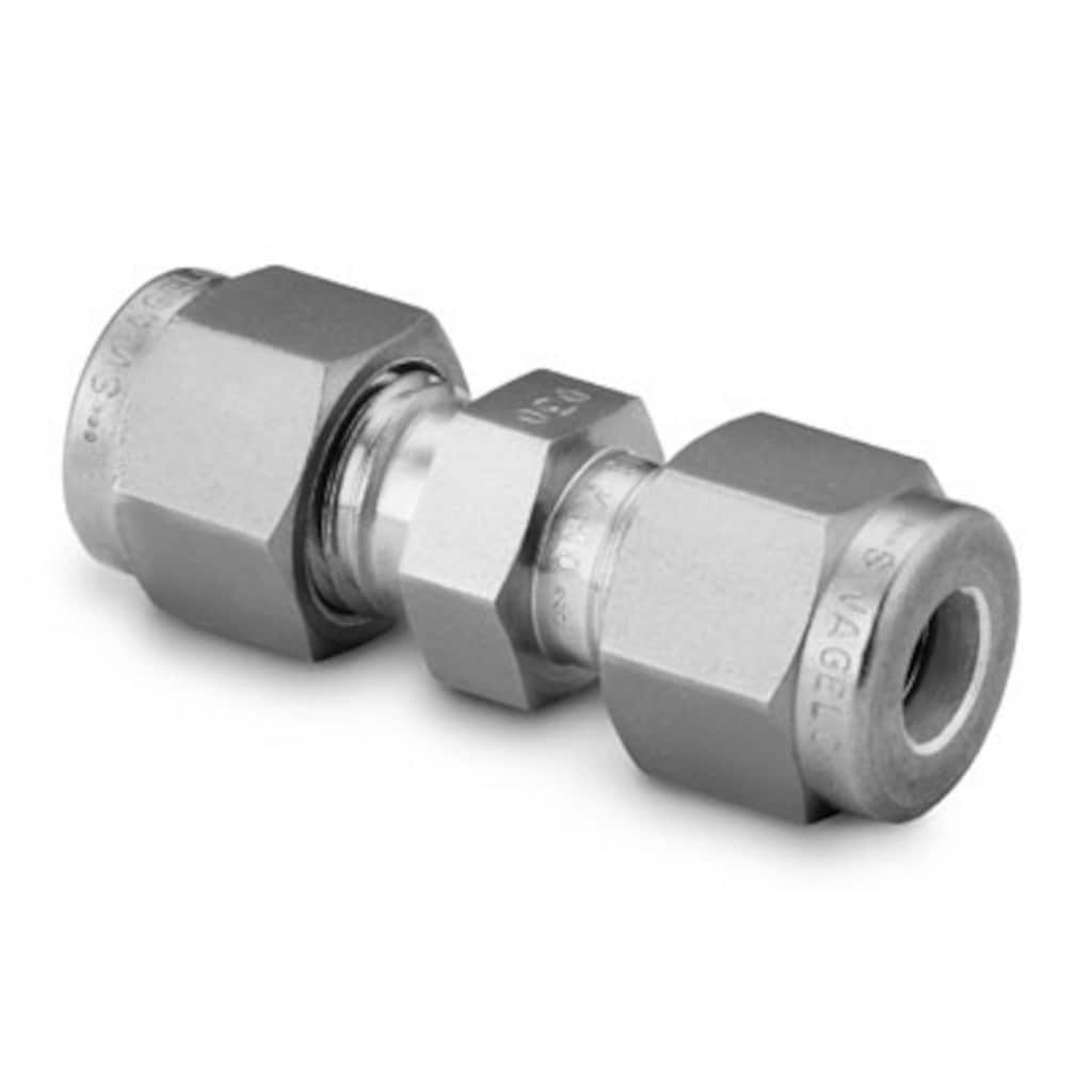 Swagelok 2507 Super Duplex Swagelok Tube Fitting, Union, 1/4 in. Tube OD