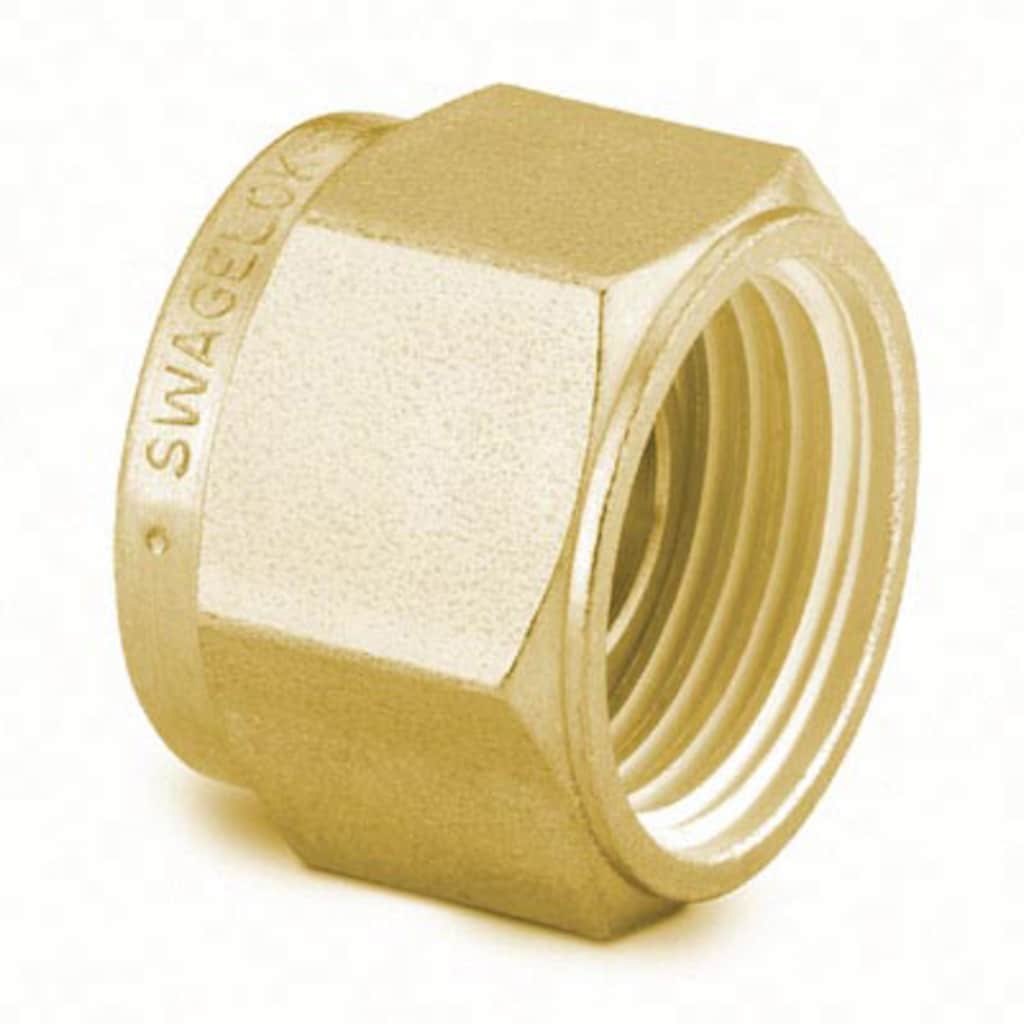 Swagelok Brass Plug for 6 mm Swagelok Tube Fitting