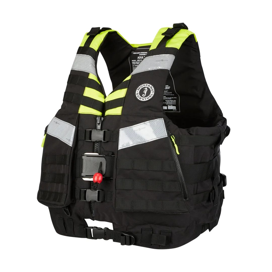 Mustang Survival Model MB907, Adult S/M and L/XL, "COMMERCIAL WHITEWATER VEST", TYPE V PFD.