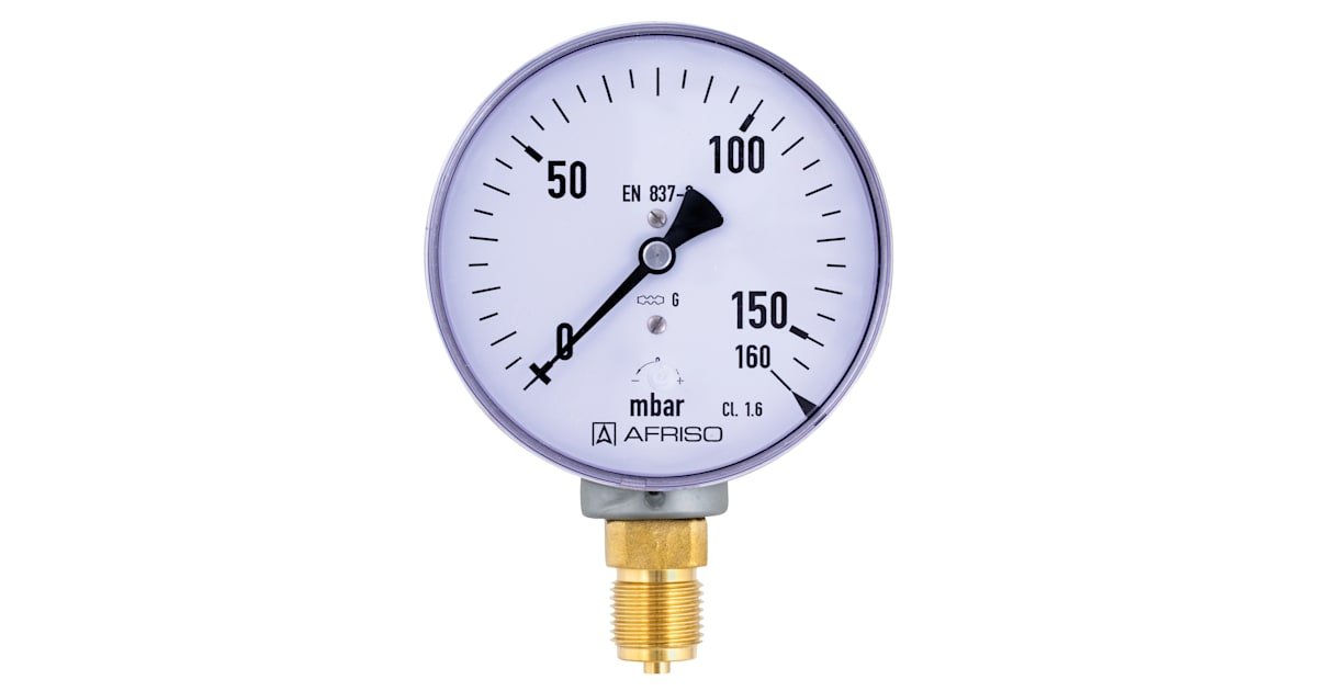 AFRISO Standard capsule pressure gauges KP100 | 35112301