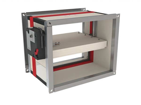 Taizhou Qiankun Shipping Machinery Rectangular Fire Damper CF-Q-D-J, CF-D-J