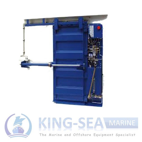 Jiangyin Huangshan Marine Fitting Class A-60 Fireproof Hydraulic Steel Sliding Door
