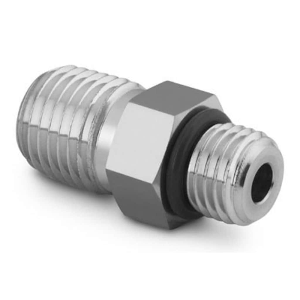 Swagelok Stainless Steel Pipe Fitting, Adapter, 3/4-16 Male SAE/MS Straight Thread x 1/2 in. Male NPT
