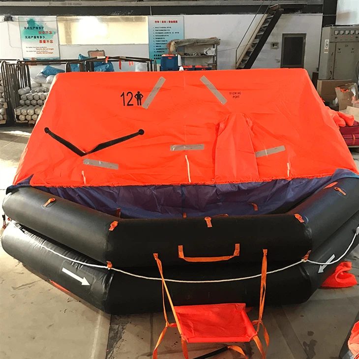 Survitec Group Marin Ark 158-person inflatable liferaft, SOLAS A Pack or B Pack equipment.