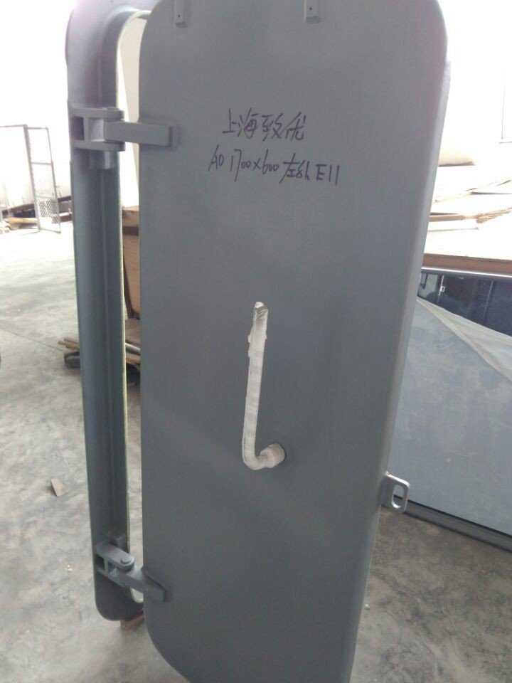 Jiangyin Huangshan Marine Fitting Class A-0 quick opening & closing steel door (with side scuttle)