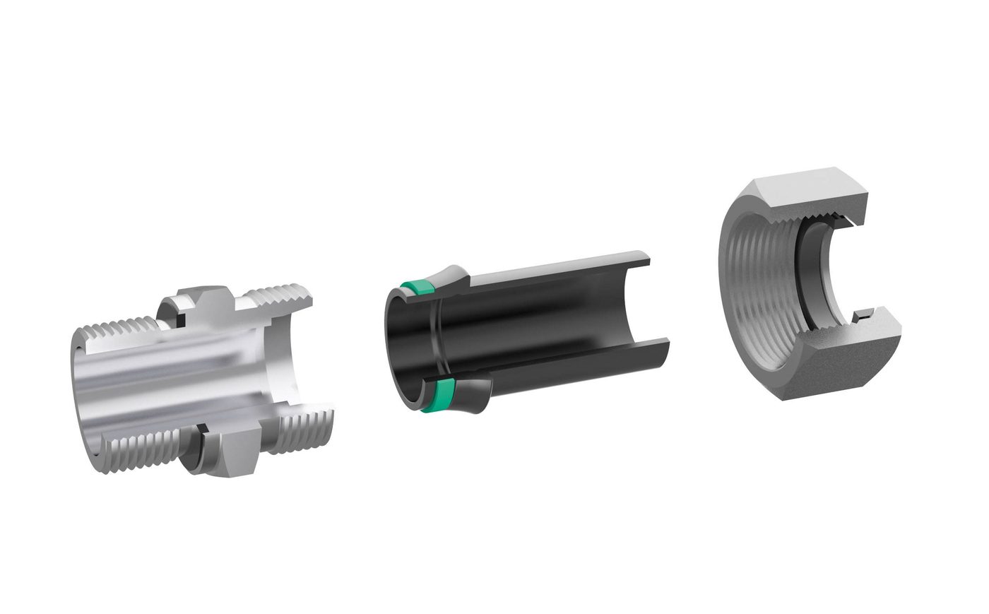 VOSS Fluid Welding Couplings with O-Ring Seal