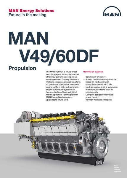 MAN Energy Solutions V60DF