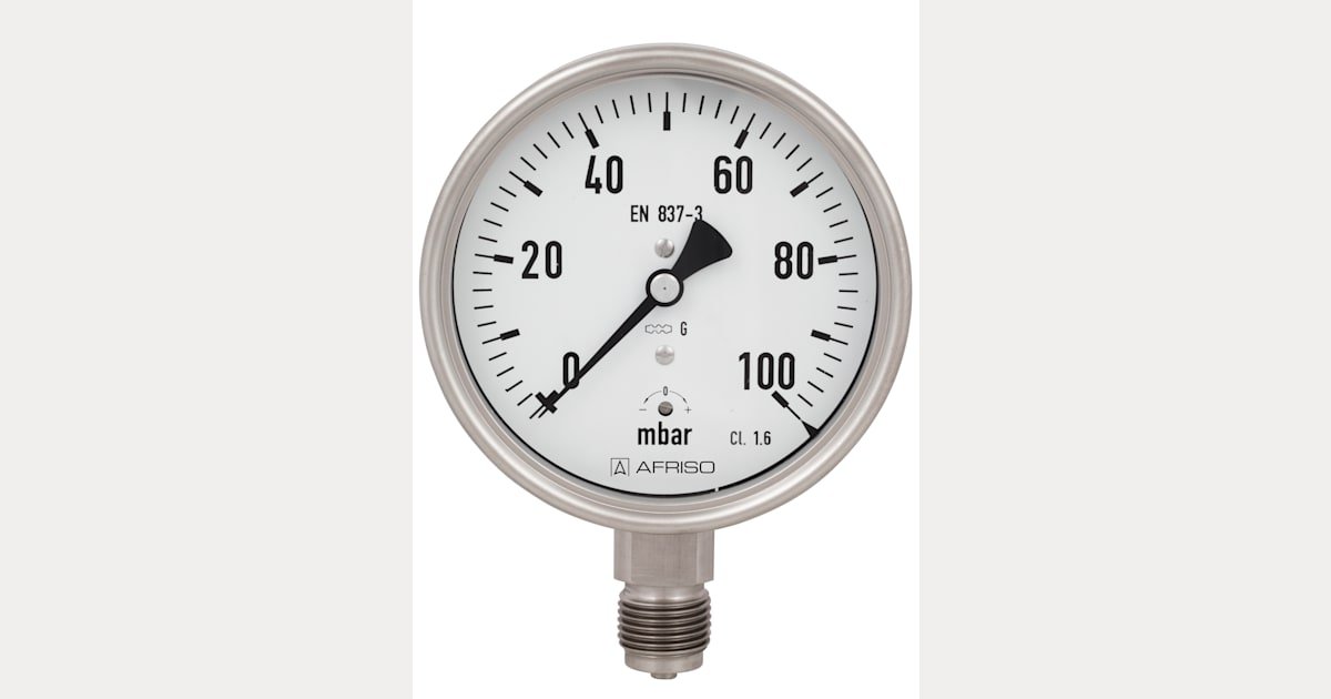 AFRISO Capsule pressure gauges for chemical applications KP100Ch | 35121412