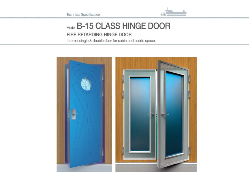 Sung Mi B-15 Class Single Sliding Door (SM-B15-SL)