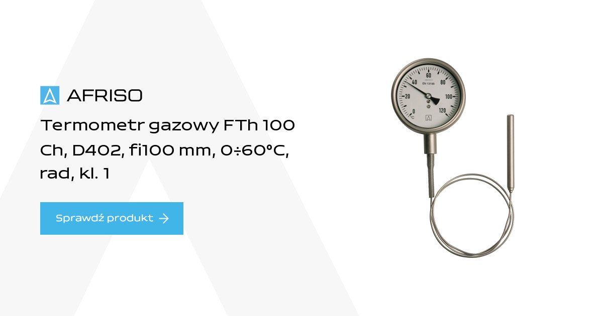 AFRISO Gas filled thermometers FTh 100 Ch | 64361402