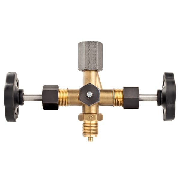 AFRISO pressure gauge dual stop valve with male test connection M20 x 1.5 | 63111