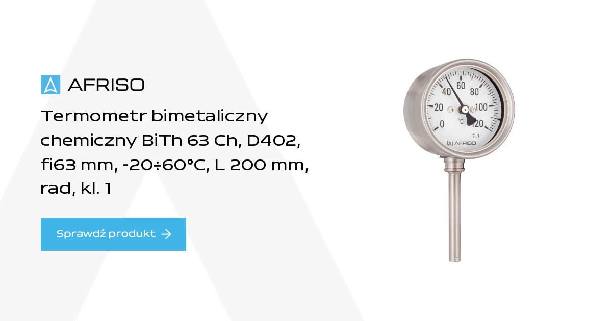 AFRISO bimetal thermometer BiTh 63 Ch | 66610402
