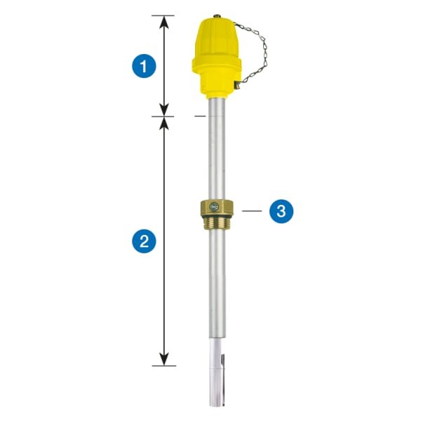 AFRISO Level sensors GWG 23-Ro 400 yellow | 46115