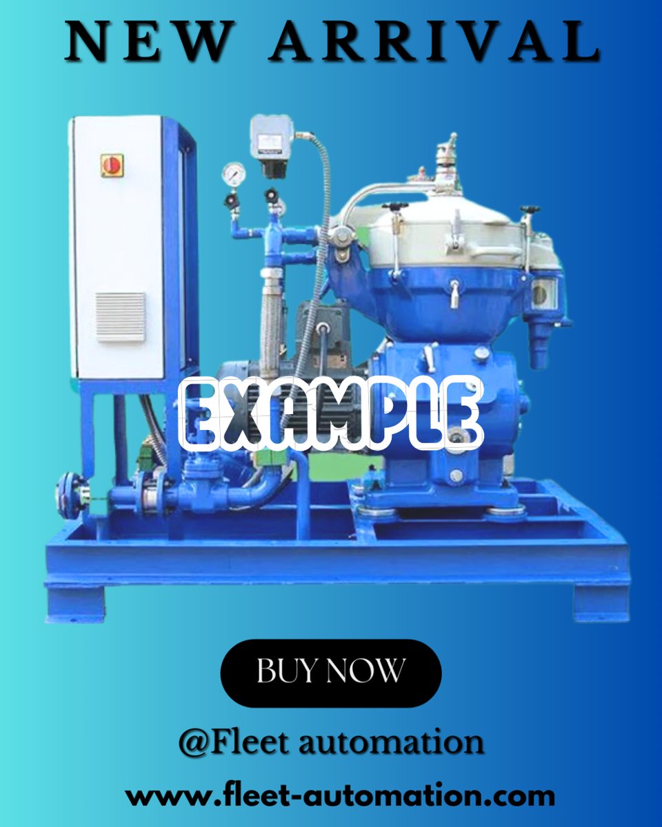 Alfa Laval MOPX 205 LO 1000l/h LO