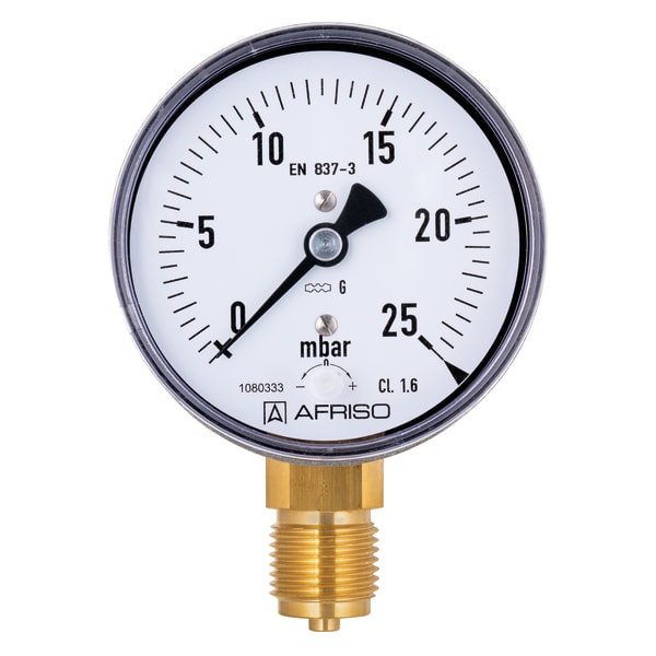AFRISO Standard capsule pressure gauges KP63 | 35012301