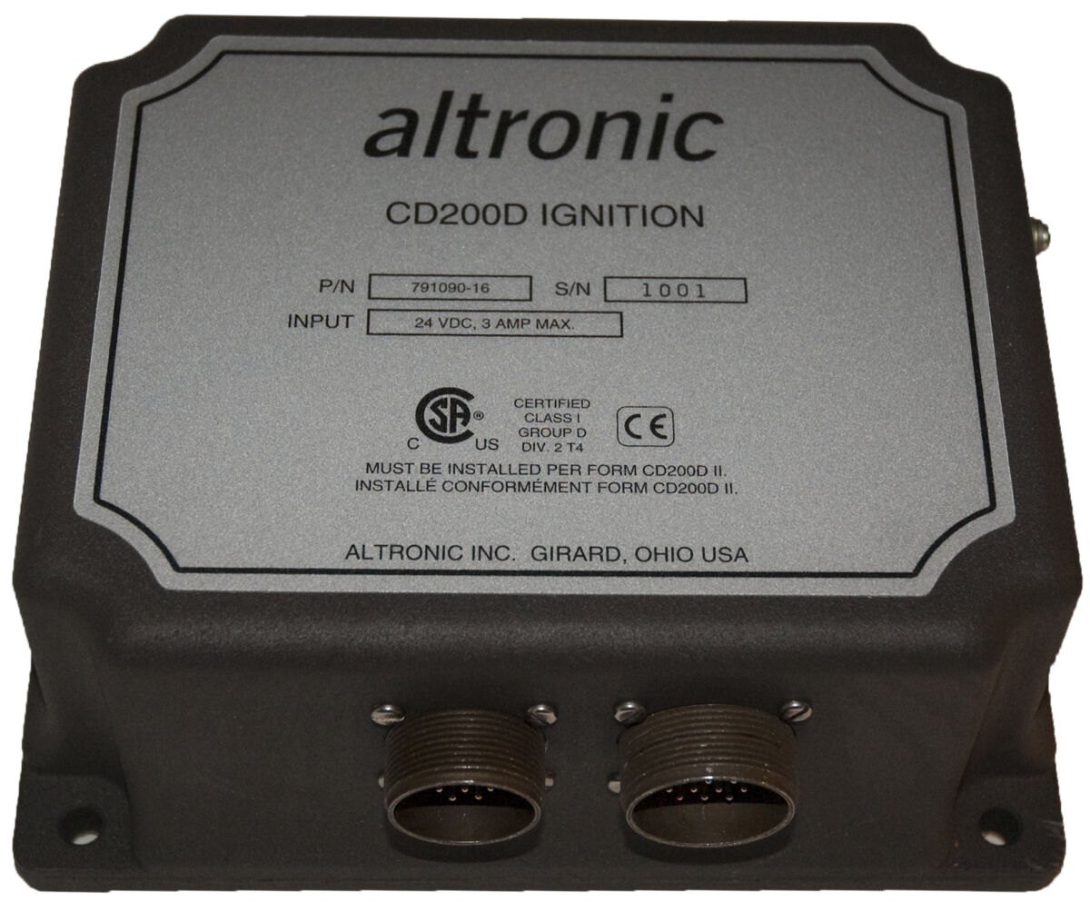 Altronic Detonation Detector DET-1600, Ignition Control Unit CD200D