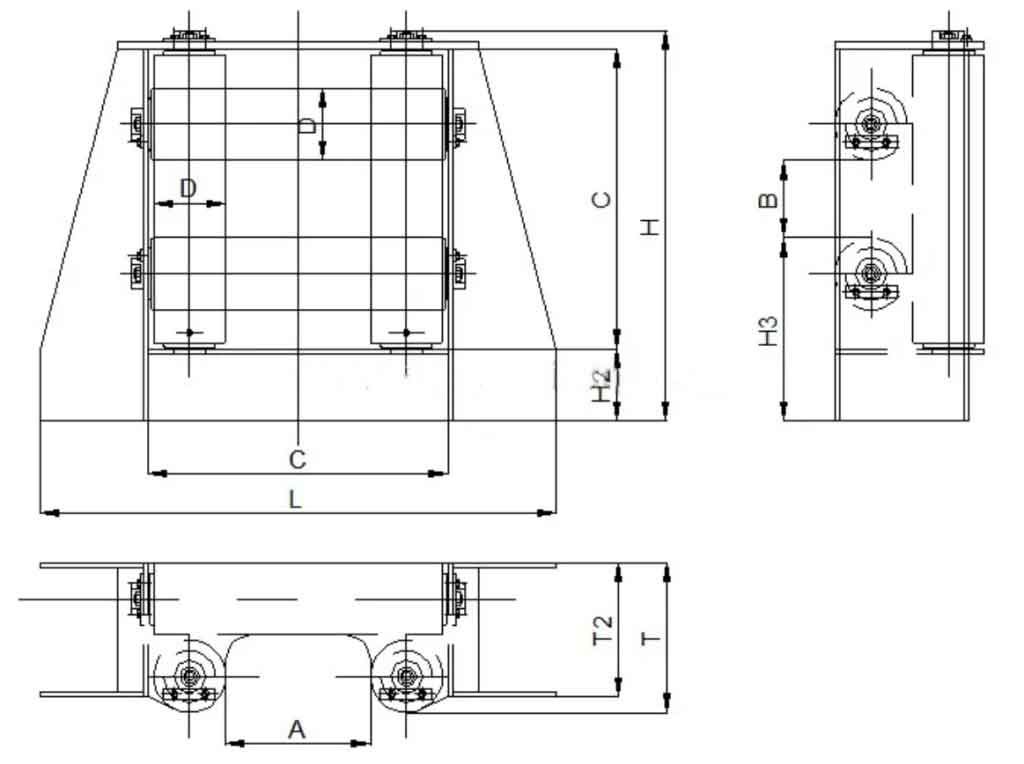 Boomarine DIN 81902 Roller Fairlead